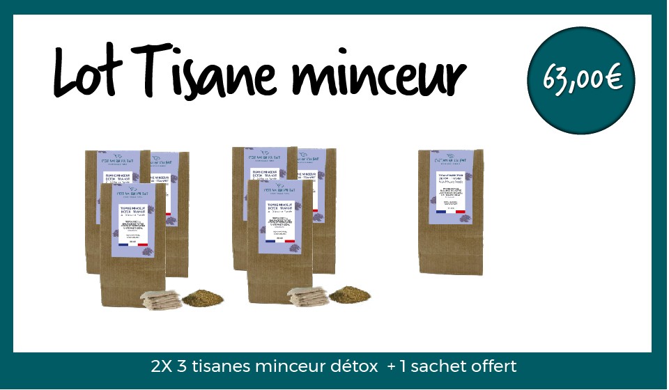 Lot tisane minceur détox