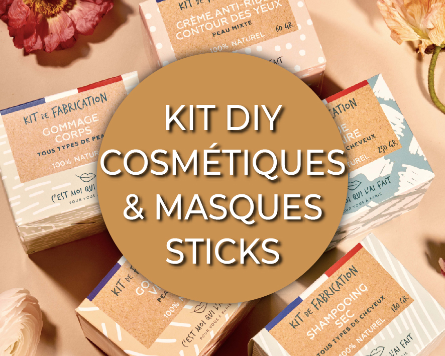 Masques sticks et Kit diy cosmétique